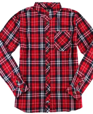 Boxercraft F51 Flannel Shirt Navy/ Red
