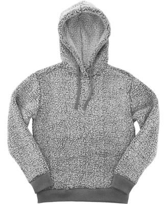 Boxercraft Q15 Sherpa Hooded Pullover Frosty Grey