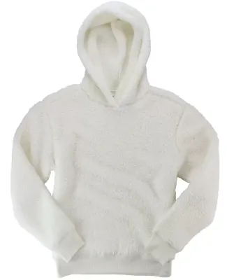 Boxercraft YQ15 Youth Sherpa Hooded Pillover Natural