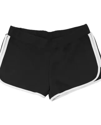 Boxercraft YR65 Girls' Relay Shorts Black/ White