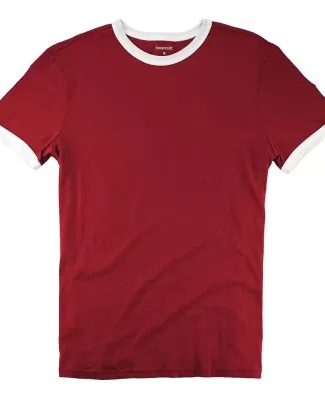 Boxercraft YT49 Youth Ringer T-Shirt Red/ White