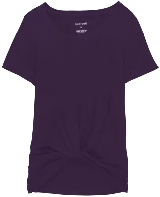 Boxercraft YT52 Girls' Twisted T-Shirt Purple