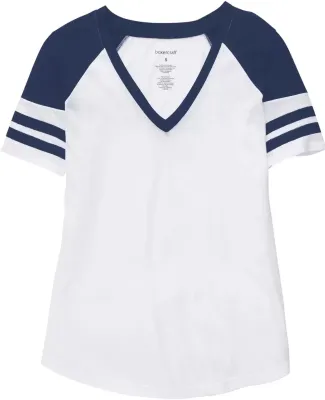 Boxercraft YT54 Girls' Arena T-Shirt White/ Navy
