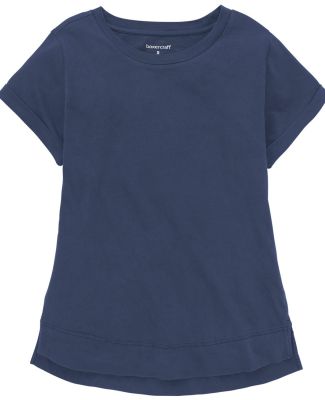 Boxercraft YT57 Girls' Vintage Cuff T-Shirt Navy