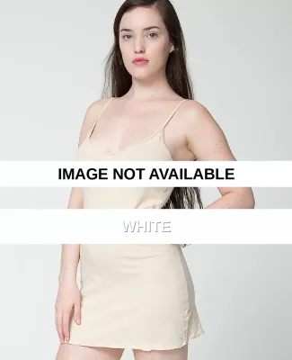 6364 American Apparel Sheer Jersey Chemise White