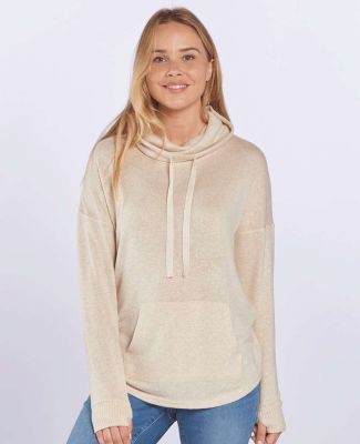 Boxercraft L12 Women's Cuddle Cowl Pullover in Oatmeal heather