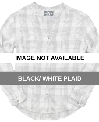 Boxercraft FL01 Women's Loungelite Button-Back Shi Black/ White Plaid