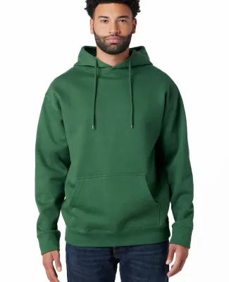 Cotton Heritage M2650 Heavyweight Hoodie in Forest green