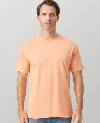 Cotton Heritage OU1690 Garment Dye Short Sleeve in Orange sherbet
