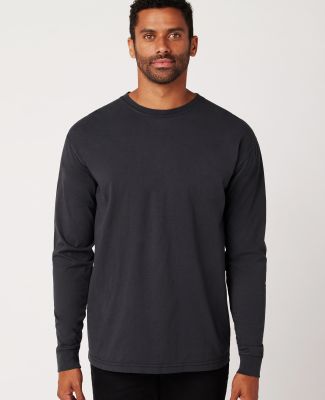 Cotton Heritage OU1964 Garment Dye Long Sleeve in Pirate black