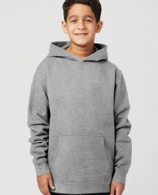 Cotton Heritage Y2550 Youth Pullover Fleece in Carbon grey