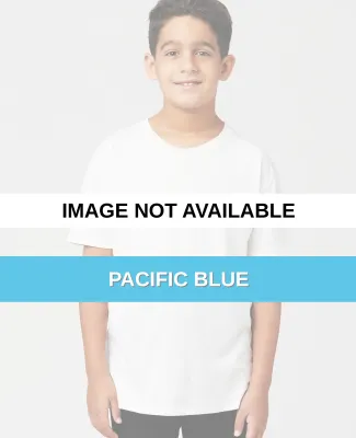 Cotton Heritage YC1046 Youth Short Sleeve t-shirt PACIFIC BLUE