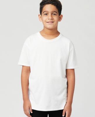 Cotton Heritage YC1046 Youth Short Sleeve t-shirt in White