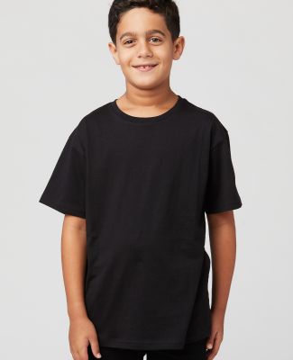 Cotton Heritage YC1046 Youth Short Sleeve t-shirt in Black