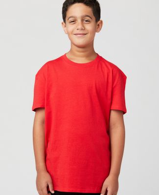 Cotton Heritage YC1046 Youth Short Sleeve t-shirt in Team red