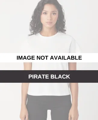 Cotton Heritage OW1086 High-Waisted Crop Tee Pirate Black