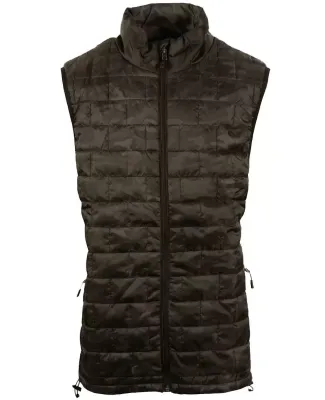Burnside Clothing 8703 Elemental Puffer Vest in Black camo