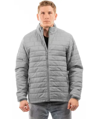 Burnside Clothing 8713 Elemental Puffer Jacket in Steel