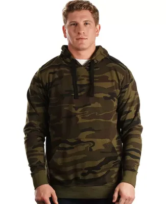 Burnside Clothing 8605 Enzyme-Washed French Terry  Green Camo
