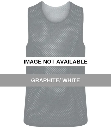 C2 Sport 5228 Youth Reversible Mesh Tank Graphite/ White