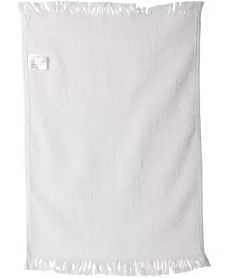 Carmel Towel Company C1118 Fringed Towel White