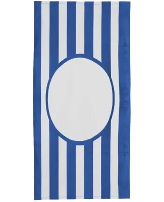 Carmel Towel Company C3060ST Striped Beach Towel Royal