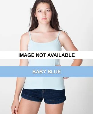 8316 American Apparel Cotton Spandex Jersey Camiso Baby Blue