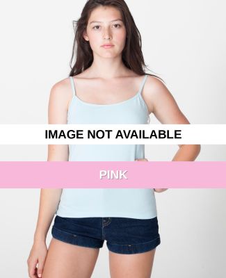 8316 American Apparel Cotton Spandex Jersey Camiso Pink