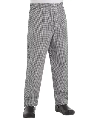 Chef Designs PT55 Baggy Chef Pants with Zipper Fly Black and White Check