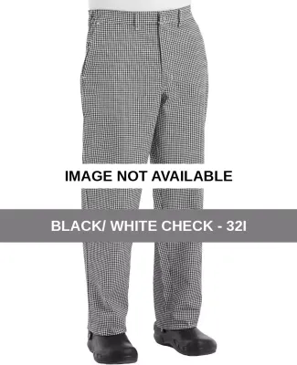 Chef Designs 2020EXT Cook Pants Extended Sizes Black/ White Check - 32I