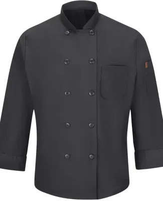 Chef Designs 042X Mimix™ Chef Coat with OilBlok Charcoal