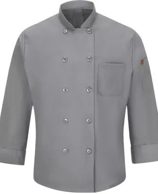 Chef Designs 042X Mimix™ Chef Coat with OilBlok Grey