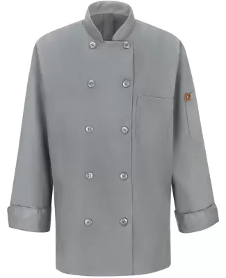 Chef Designs 041X Women's Mimix™ Chef Coat with  in Grey
