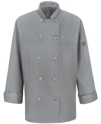 Chef Designs 041X Women's Mimix™ Chef Coat with  in Grey