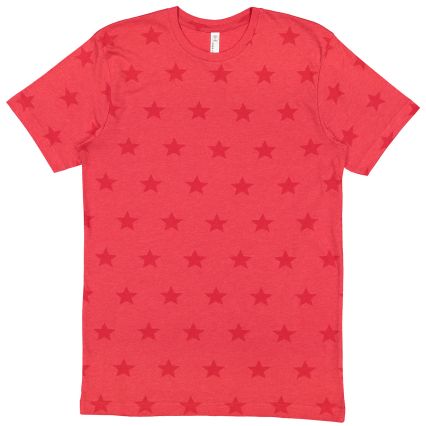 Code V 3929 Star Print Tee in Red star