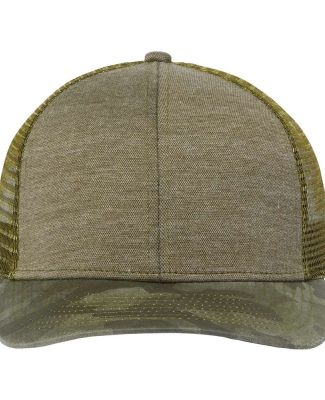 DRI DUCK 3358 Pique Trucker Cap Olive/ Camo