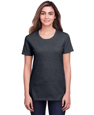 Fruit of the Loom IC47WR Women's Iconic T-Shirt Black Ink Heather
