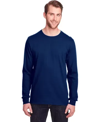 Fruit of the Loom IC47LSR Unisex Iconic Long Sleev J. Navy
