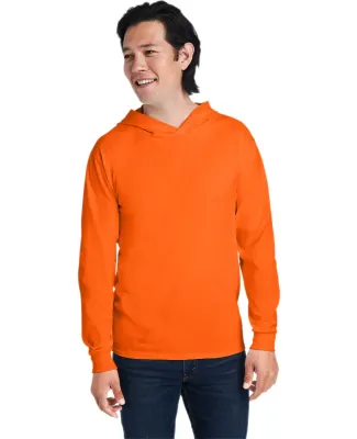 Fruit of the Loom 4930LSH HD Cotton™ Jersey Hood Safety Orange