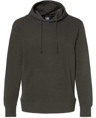 J America 8706 Ripple Fleece Hooded Sweatshirt Black