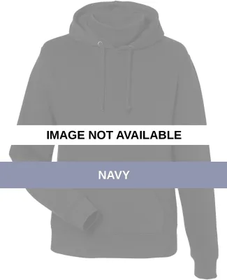 J America 8879 Gaiter Fleece Hooded Sweatshirt Navy