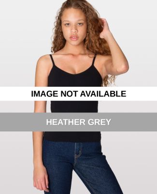 8320 American Apparel Cotton Spandex Jersey Bra-Ca Heather Grey