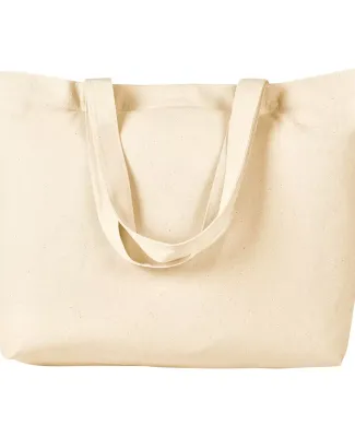 BAGedge BE102 Cotton Twill Horizontal Shopper in Natural