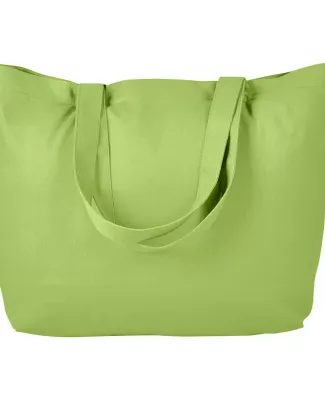 BAGedge BE102 Cotton Twill Horizontal Shopper in Lime