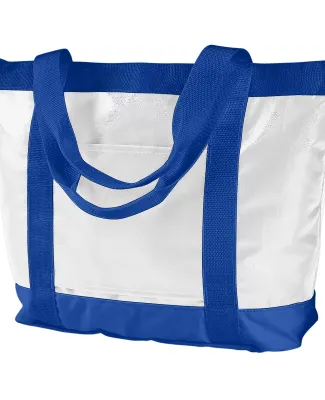 BAGedge BE254 All-Weather Tote WHITE/ ROYAL