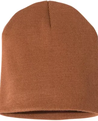 Bayside Apparel 3810 USA-Made 8½" Knit Beanie Coyote Brown