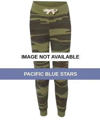 Alternative Apparel K9881 Youth Dodgeball Pants Pacific Blue Stars