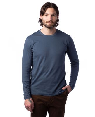 Alternative Apparel 1170 Cotton Jersey Long Sleeve in Light navy