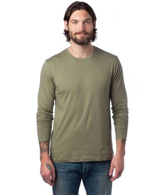 Alternative Apparel 1170 Cotton Jersey Long Sleeve in Military