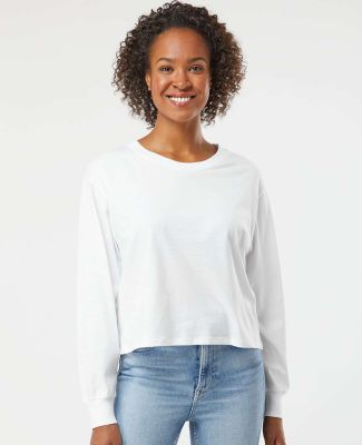 Alternative Apparel 1176 Women's Cotton Jersey Lon in White